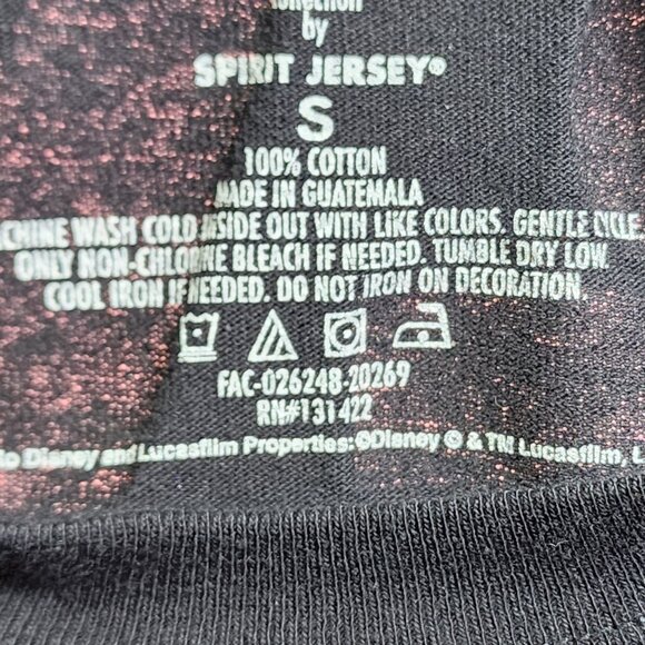 Star Wars Spirit Jersey Darth Vader Adult Long Sleeve Top S By Disney - Picture 5 of 7